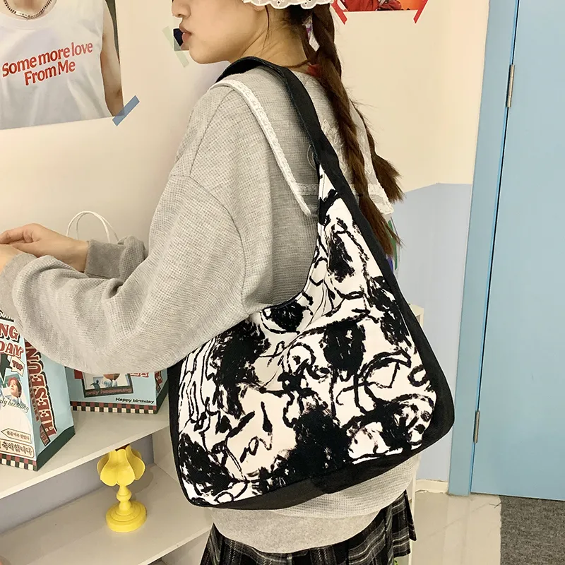 REDOO Canvas Canvas Bag Shoulder Bags Regular Women's Multicolor-20