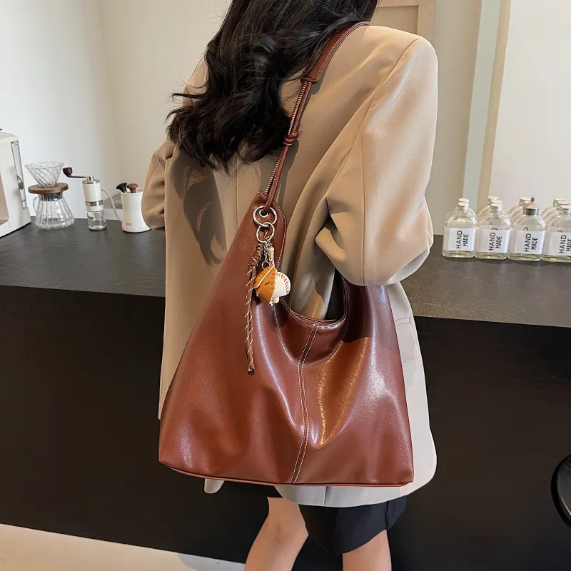 REDOO PU Shoulder Bag Women's Black/Brown/Coffee/Gray-9