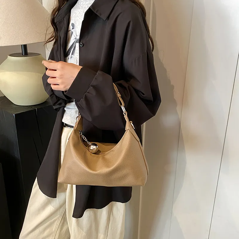 REDOO Pu Shoulder Bag Women's Black/Red Khaki/Brown White-16