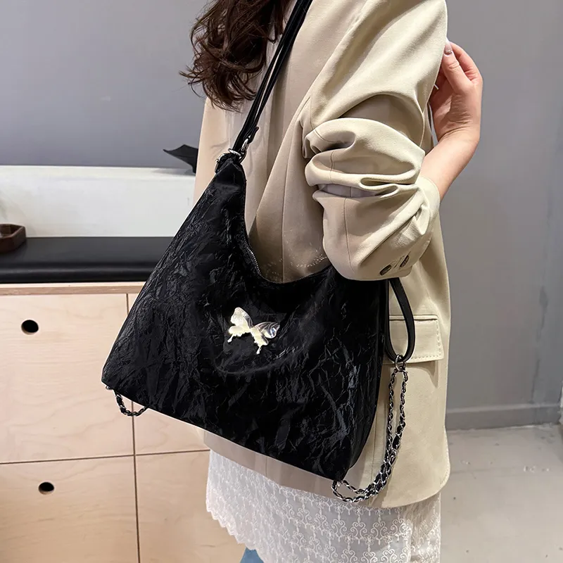 REDOO Mercerized Velour Backpack Crossbody Bag Shoulder Bag Women's Silver/Ecru/Pink/Green/Black-17