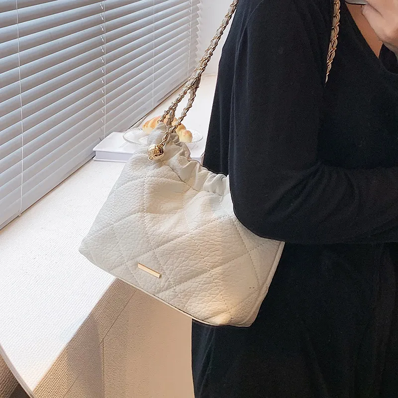 REDOO PU Crossbody Bag, Shoulder Bag Women's White/Milk Tea Apricot/Yellow/Black-2