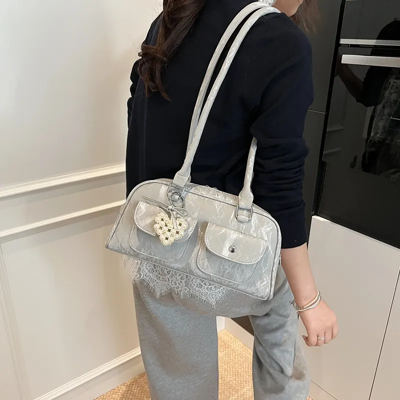 REDOO PU Handbag, Shoulder Bag Women's White/Pink/Blue/Yellow/Silver/Black-9
