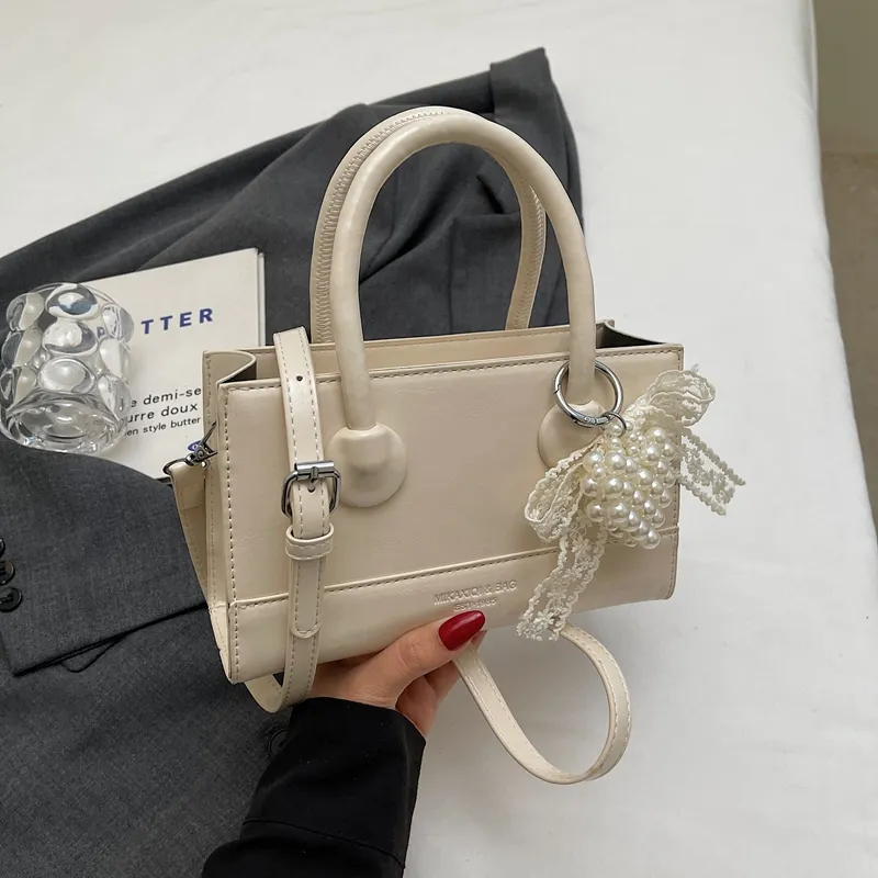 REDOO PU Handbag Women's Ecru/Silver/Pink/Red/Black/Coffee-1