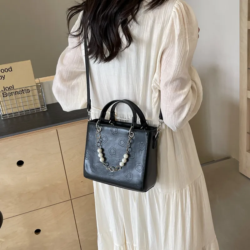 REDOO PU Shoulder Bag Regular Women's White/Black/Blue/Pink-8