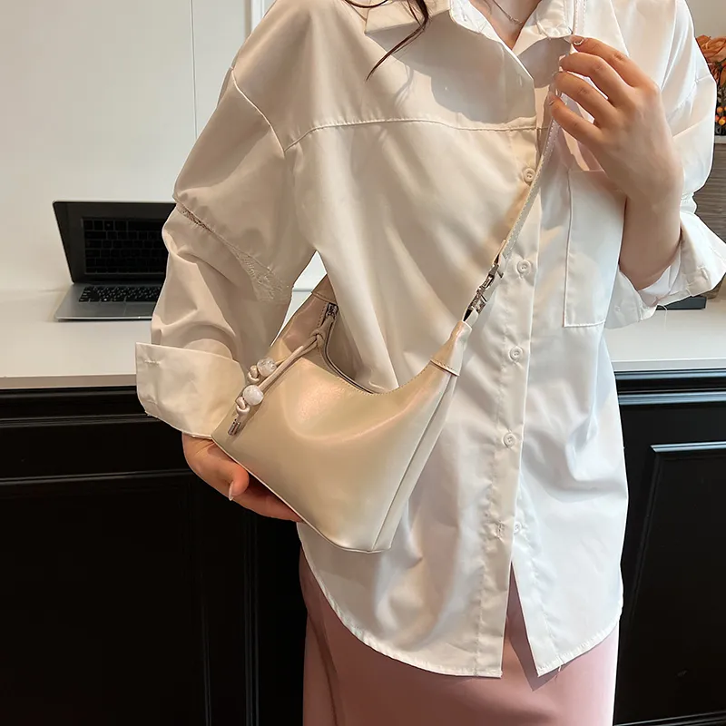REDOO PU Shoulder Bag Women's Silver/Pearl Pink/Pearl White/Blue/Black-9