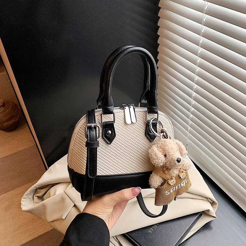 REDOO PU Handbag Women's Beige/Pink/Black/Brown/Khaki-5