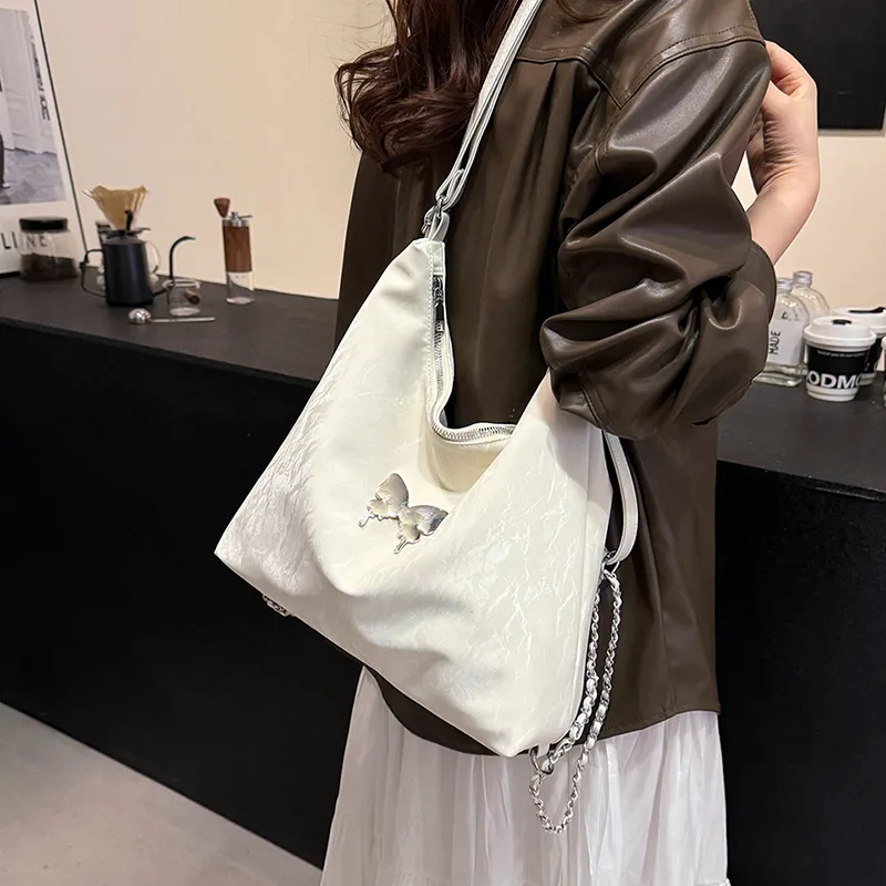 REDOO Mercerized Velour Backpack Crossbody Bag Shoulder Bag Women's Silver/Ecru/Pink/Green/Black-5