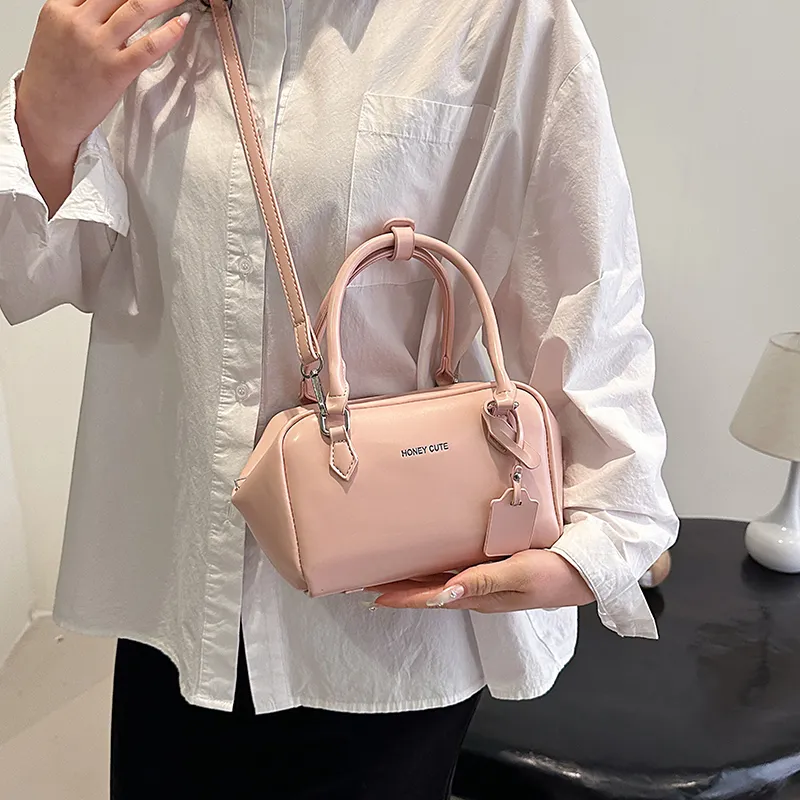 REDOO PU Shoulder Bag, Crossbody Bag, Handbag Regular Women's Cream White/Black/Blue/Pink-18