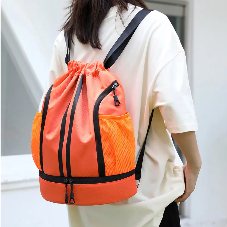 REDOO Oxford Travel Bag Regular Unisex Black/Blue/Orange/Gray-9