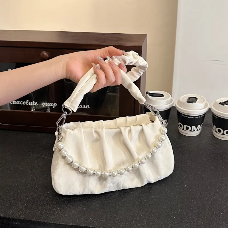 REDOO PU Shoulder Bag Women's White/Silver/Black/Pink/Green-2