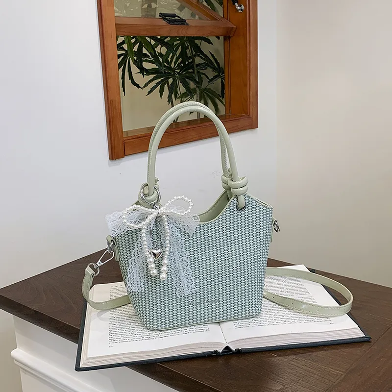 REDOO PU Handbag Women's Ecru/Pink/Green/Blue/Black-5