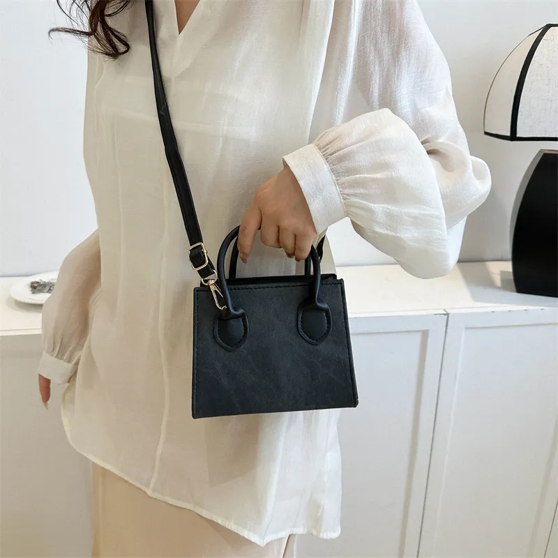 REDOO PU Shoulder Bag Regular Women's Dusty Blue/White/Black/Sky Blue-14