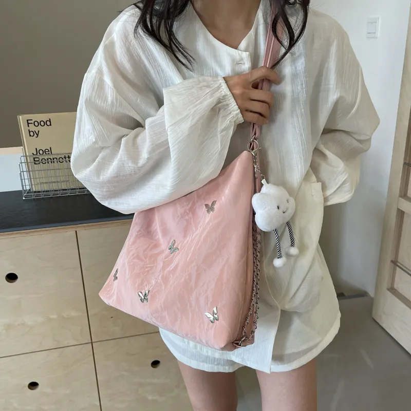 REDOO Pu Backpack On The Shoulder Regular Women's Silver/Ecru/Blue/Pink/Black-13