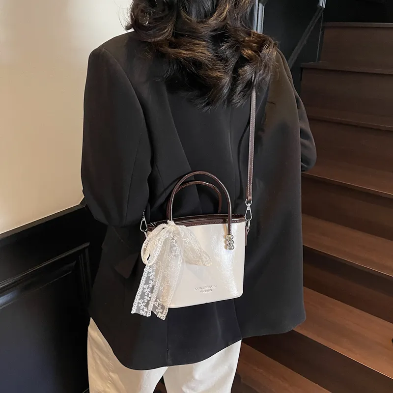 REDOO PU Crossbody Handbag Women's Ecru/Blue/Coffee/Black-1