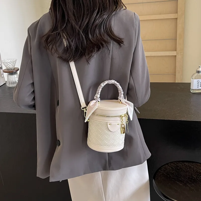 REDOO PU One Shoulder Handbags Regular Women's White/Black/Blue/Pink-3