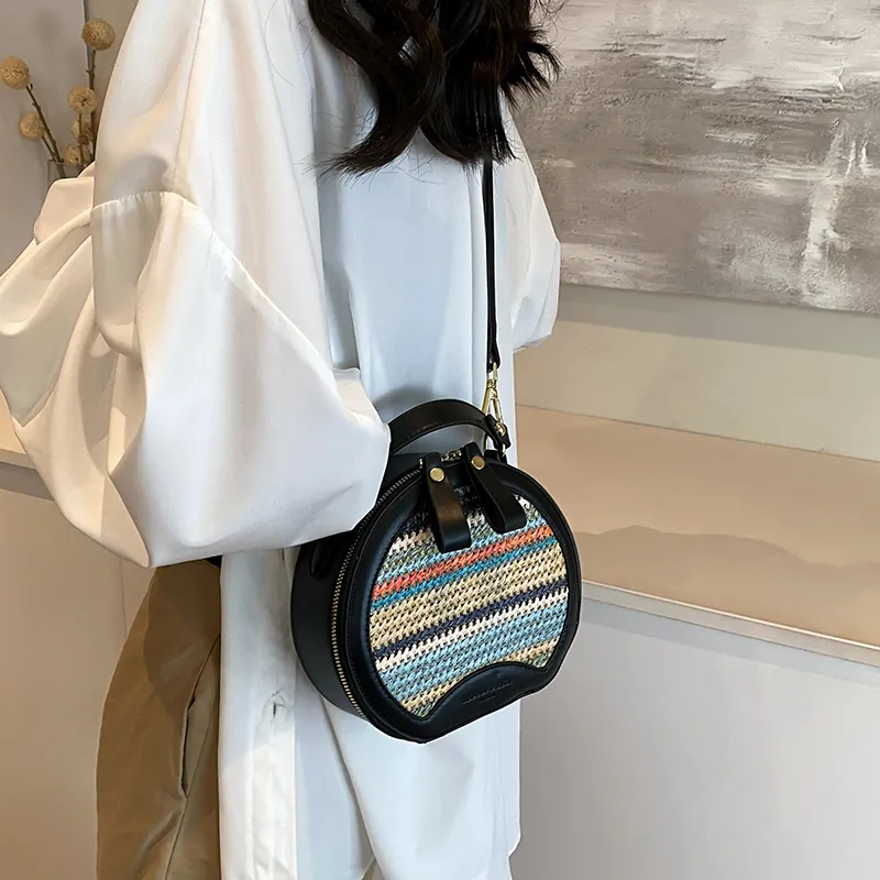 REDOO Fabric One Shoulder Crossbody Handbag Women's White/Khaki/Black-9