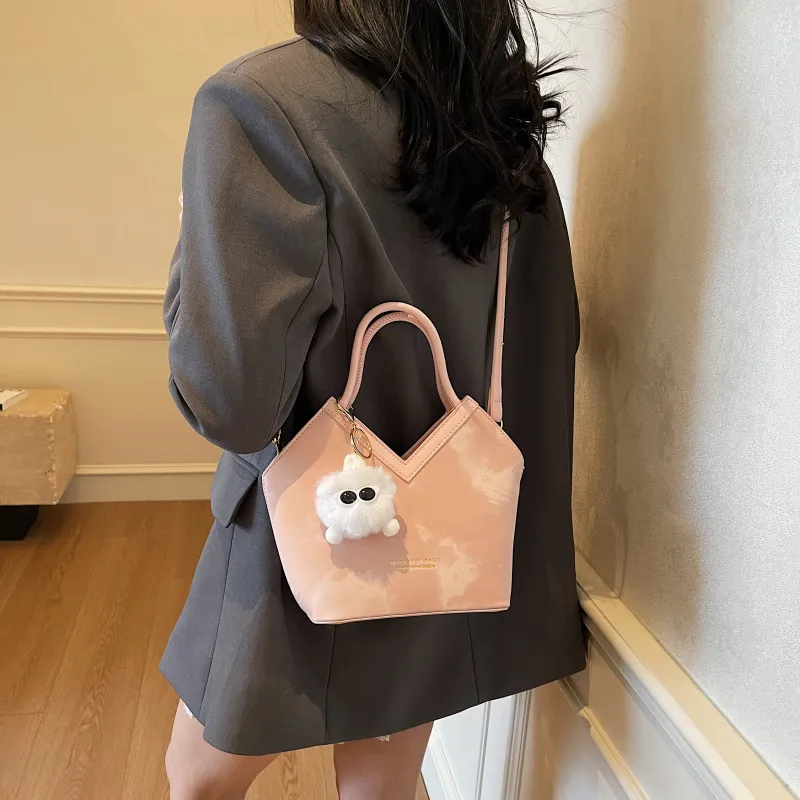 REDOO PU Handbag Regular Women's Gray/Black/Blue/Pink Brown-14