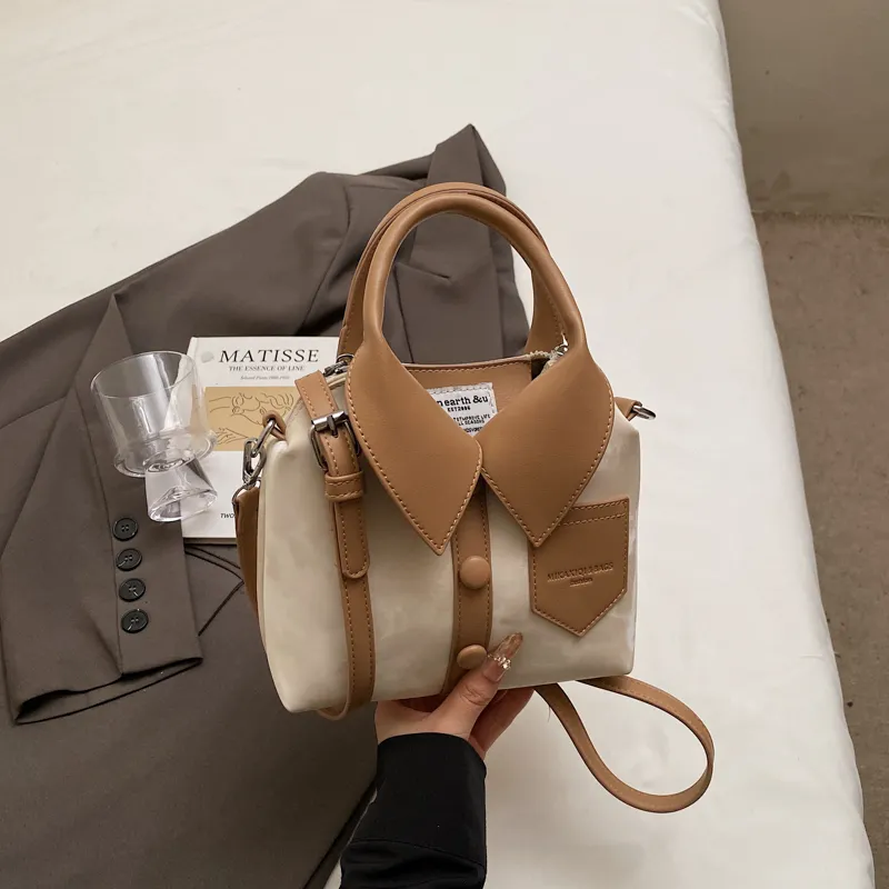 REDOO PU Handbag Women's Ecru/Pink/Silver/Black/White & Khaki-9