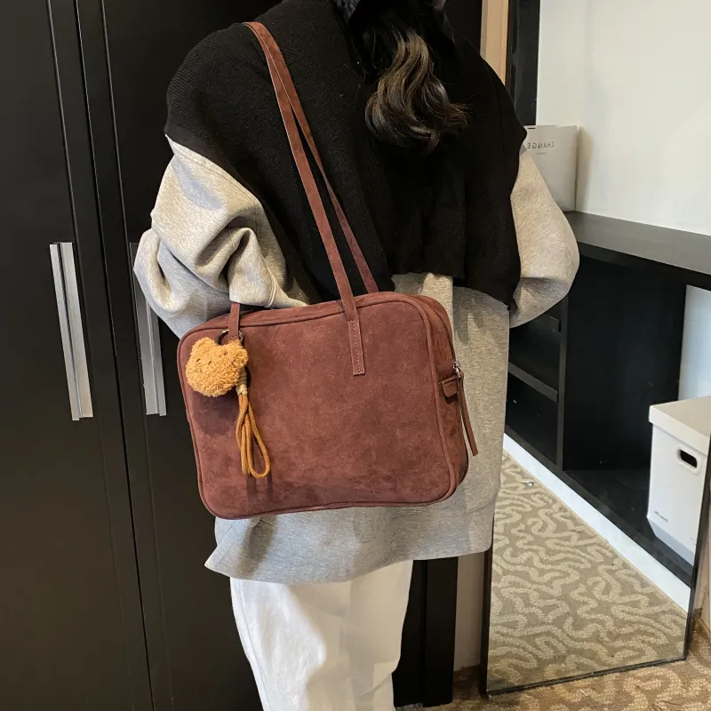 REDOO PU Shoulder Bag Women's Black/Coffee/Olive/Red-17