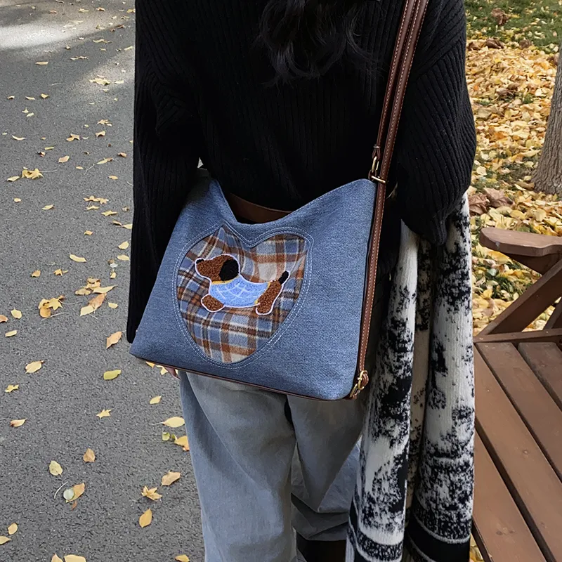 REDOO Denim Shoulder Bag Regular Women's Multicolor-7