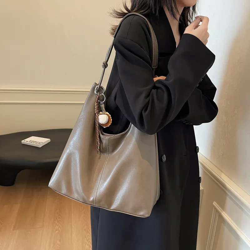 REDOO PU Shoulder Bag Women's Black/Brown/Coffee/Gray-16