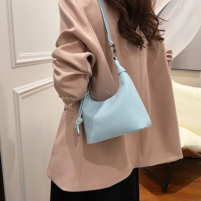 REDOO PU Shoulder Bag Women's Silver/Pearl Pink/Pearl White/Blue/Black-16