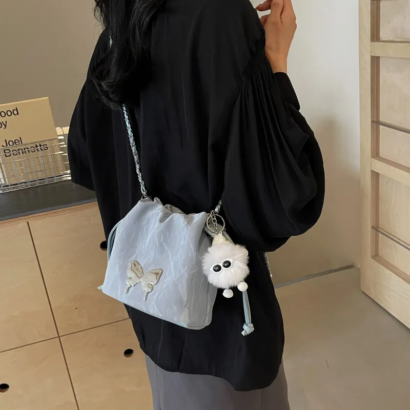 REDOO PU Crossbody Bag Shoulder Bag Women's White/Pink/Black/Silver/Green-8