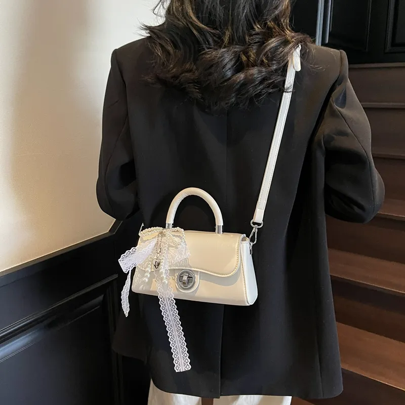 REDOO PU Handbag Women's White/Pink/Blue/Black-1