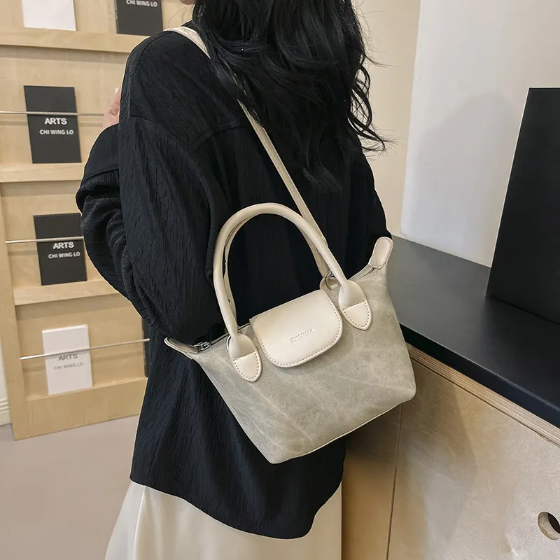 REDOO PU One Shoulder Handbag Regular Women's White/Black/Blue/Pink-4