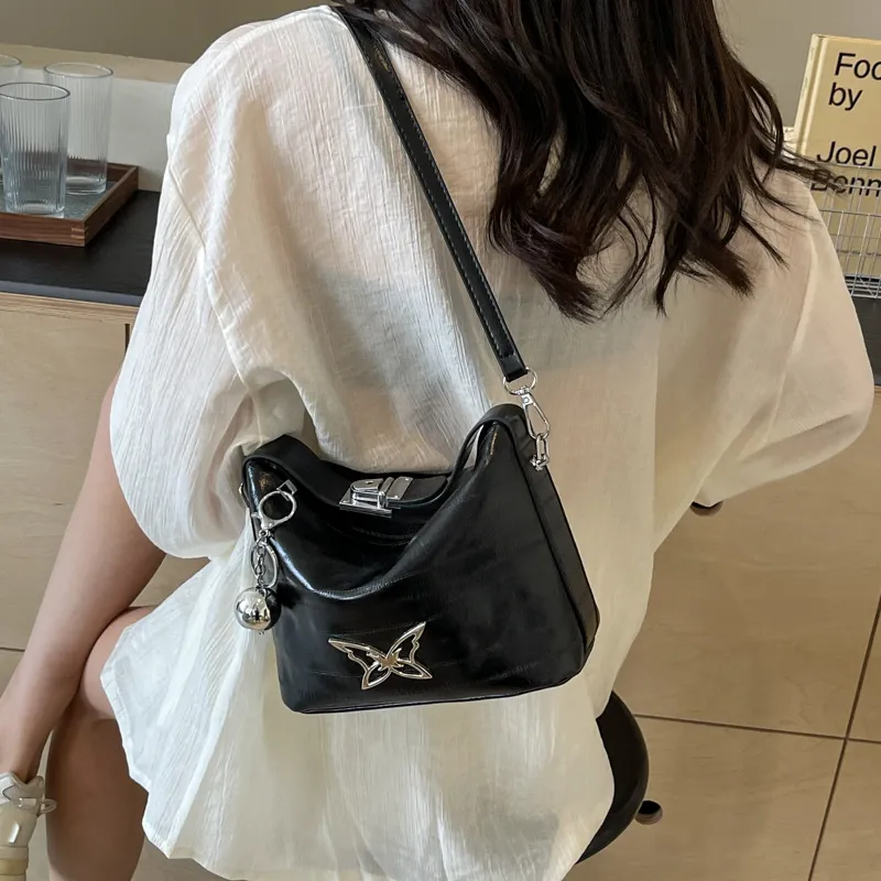 REDOO Pu Handbag Shoulder Bag Crossbody Bag Regular Silver/Ecru/Black-10