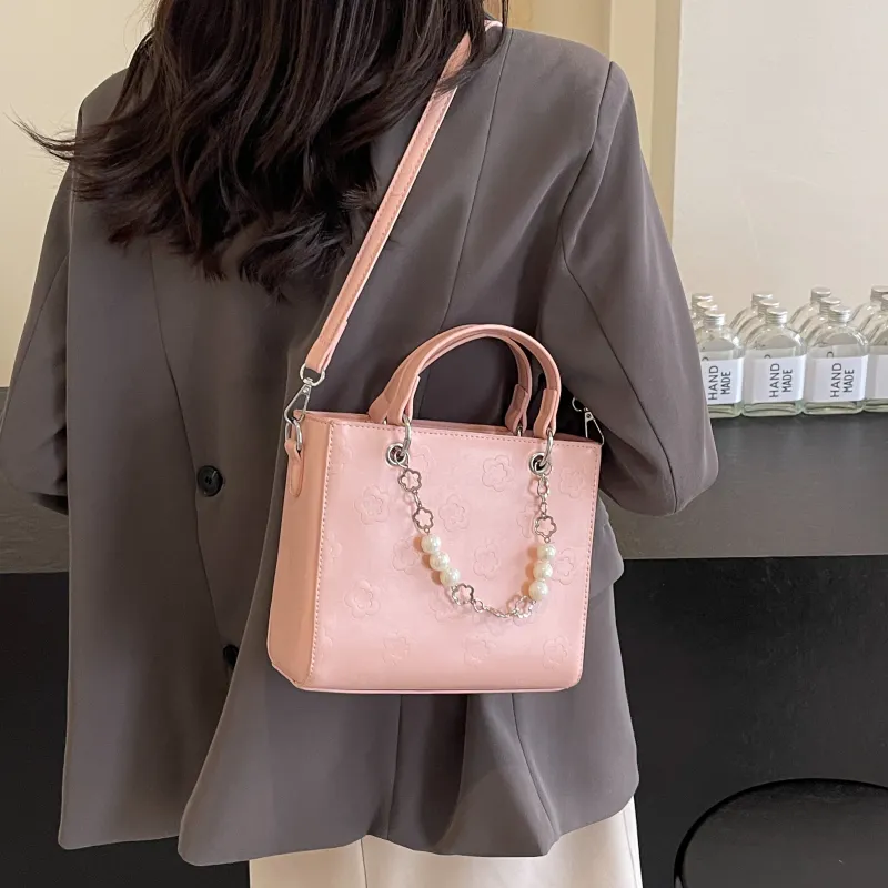 REDOO PU Shoulder Bag Regular Women's White/Black/Blue/Pink-19