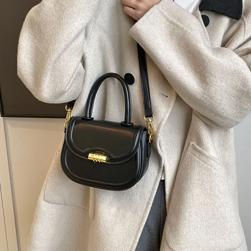 REDOO PU One Shoulder Handbag Women's Cream White-5