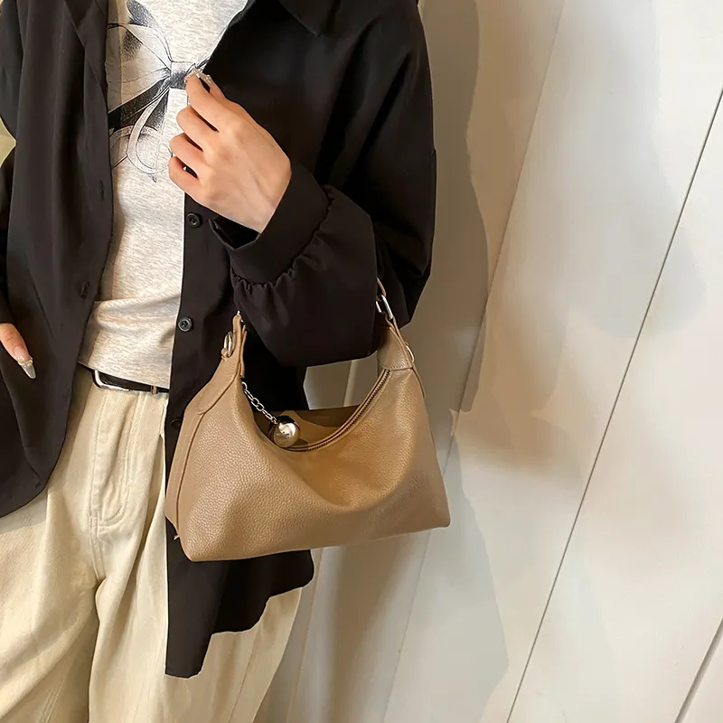 REDOO Pu Shoulder Bag Women's Black/Red Khaki/Brown White-14
