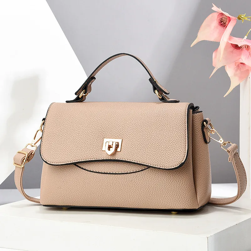 REDOO PU Handbag, Shoulder Bag Regular Women's Black/Pink/Khaki/Ecru/Earth Yellow/Maroon/Gray-2