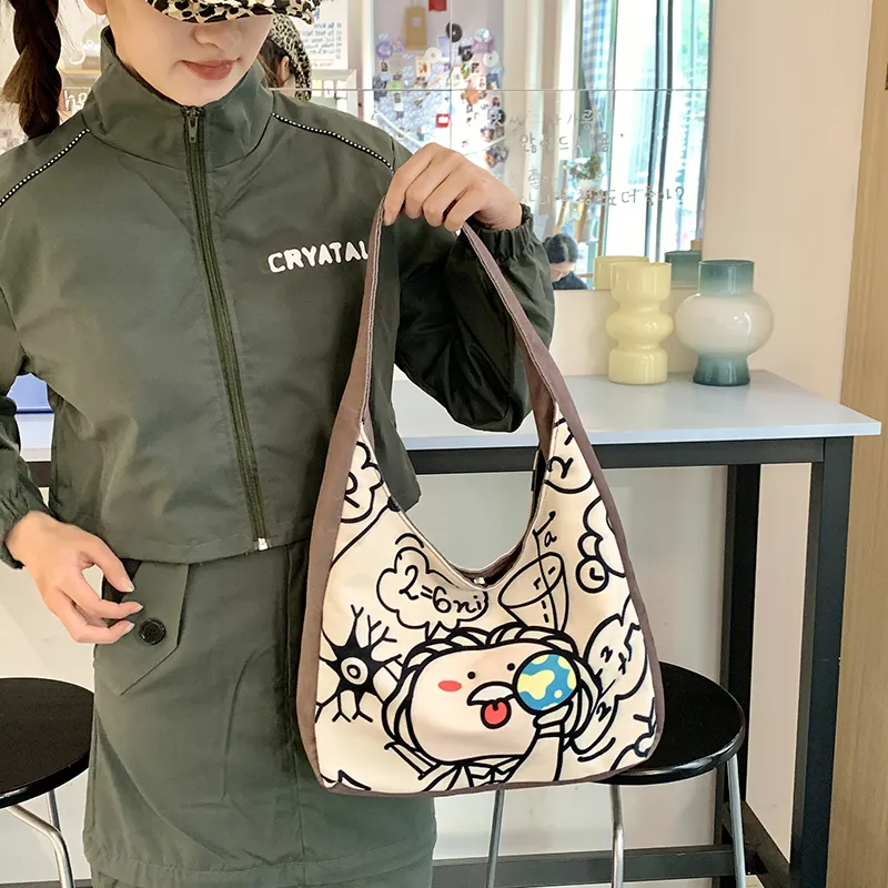 REDOO Canvas Canvas Bag Shoulder Bags Regular Women's Multicolor-13