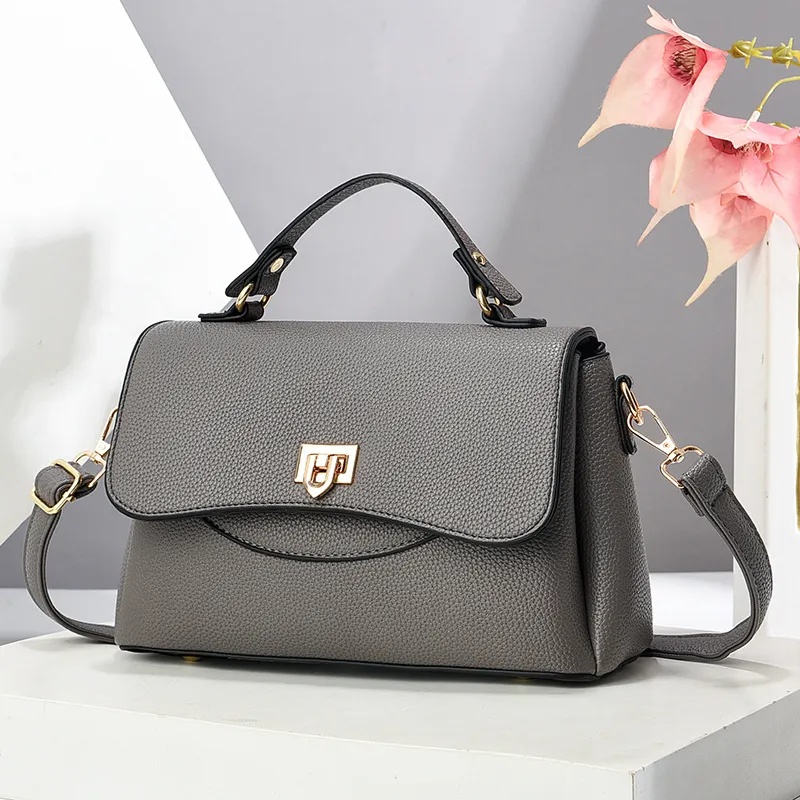 REDOO PU Handbag, Shoulder Bag Regular Women's Black/Pink/Khaki/Ecru/Earth Yellow/Maroon/Gray-12