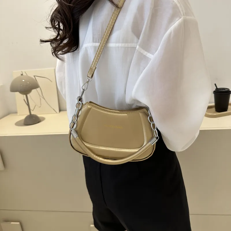 REDOO PU Shoulder Bag Regular Women's Silver/Avocado/Pink/Gold/Green-16