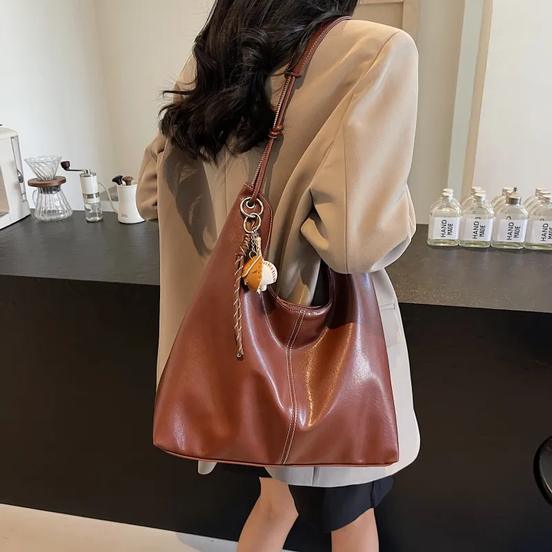 REDOO PU Shoulder Bag Women's Black/Brown/Coffee/Gray-8
