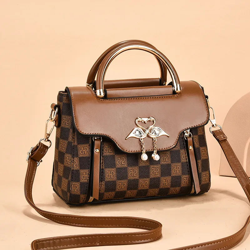 REDOO PU Shoulder Bag, Crossbody Bag, Handbag Regular Women's Coffee/Khaki-10
