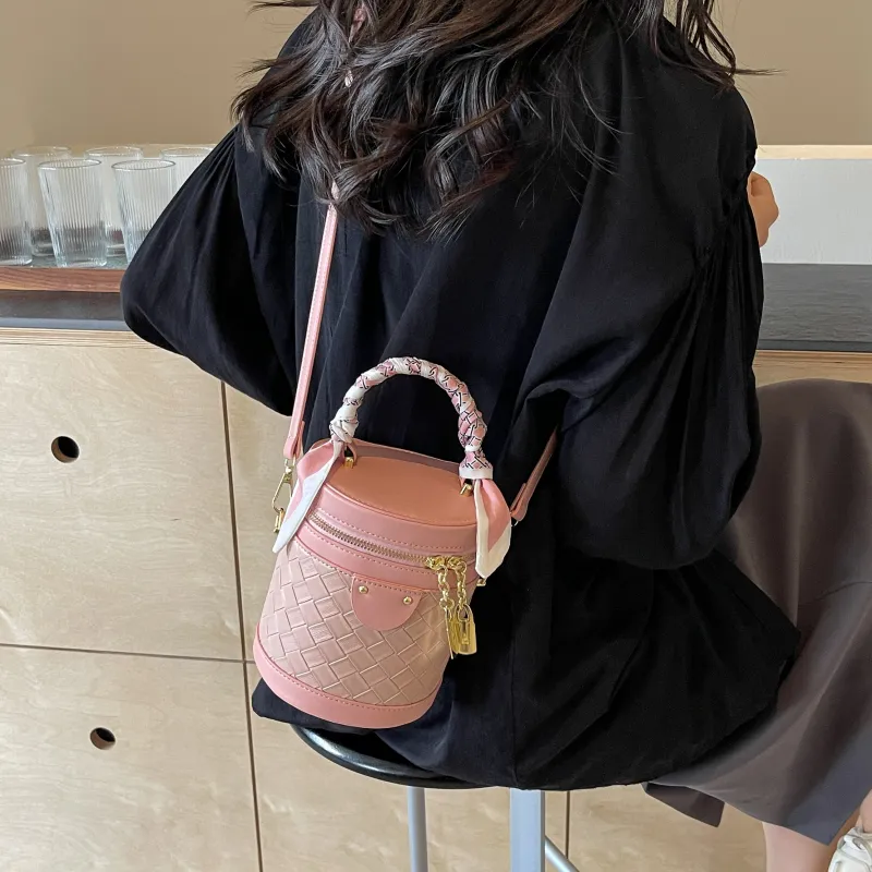 REDOO PU One Shoulder Handbags Regular Women's White/Black/Blue/Pink-19