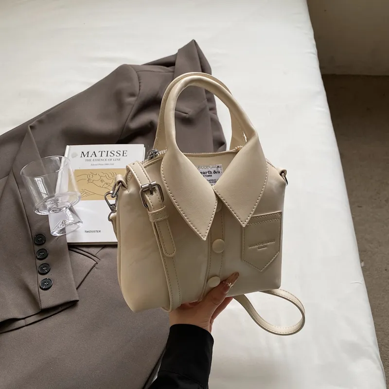 REDOO PU Handbag Women's Ecru/Pink/Silver/Black/White & Khaki-1