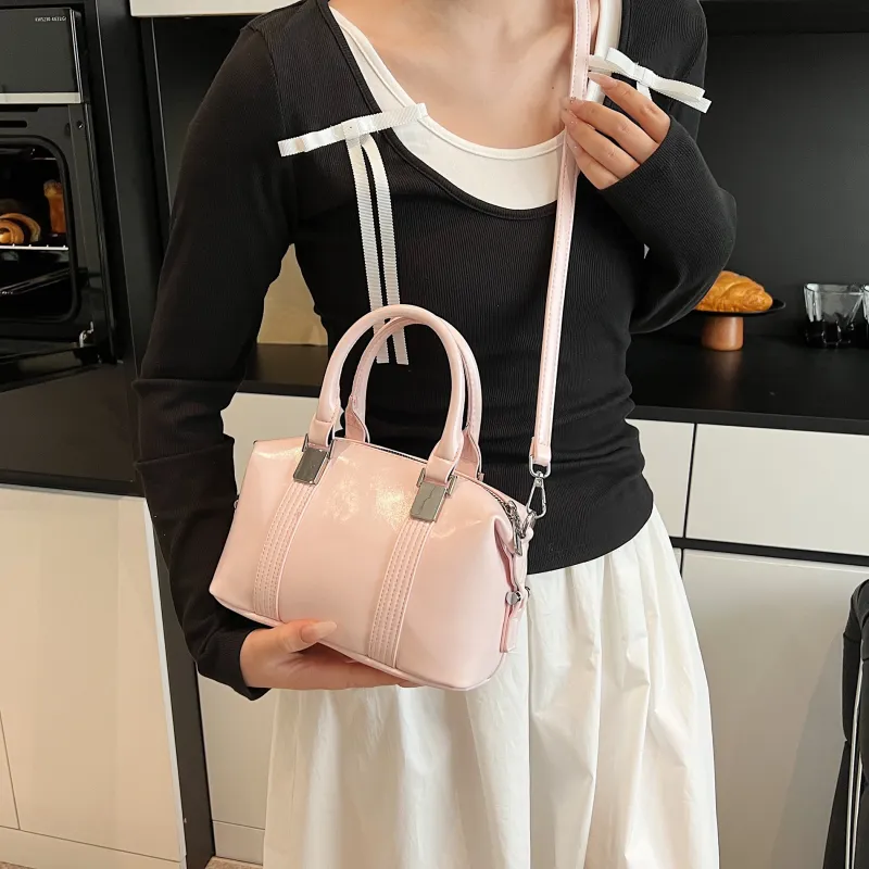 REDOO PU Boston Bag Shoulder Bag Handbag Women's Multicolor-8