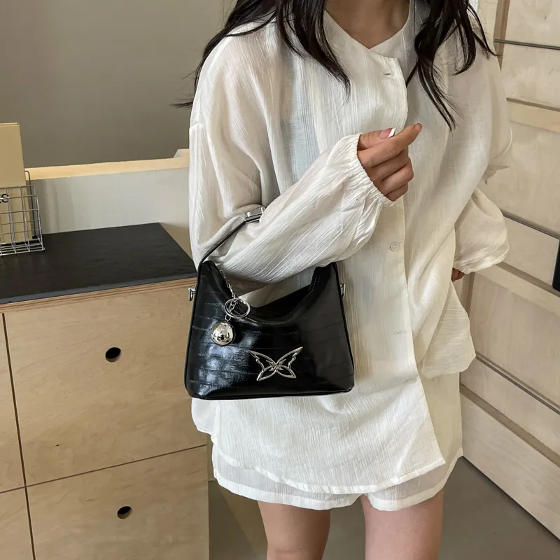 REDOO Pu Handbag Shoulder Bag Crossbody Bag Regular Silver/Ecru/Black-11