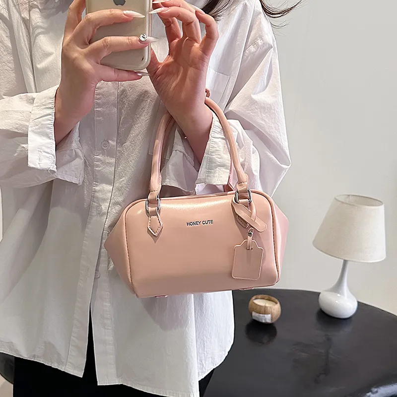 REDOO PU Shoulder Bag, Crossbody Bag, Handbag Regular Women's Cream White/Black/Blue/Pink-20