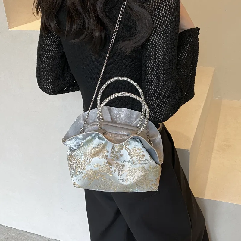 REDOO PU Shoulder Bag Regular Women's White/Silver/Pink-9