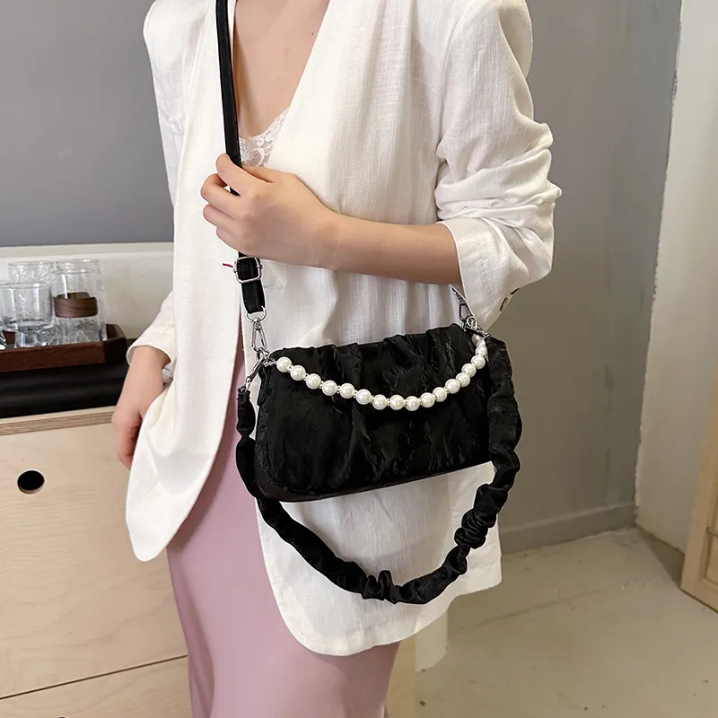 REDOO PU Shoulder Bag Women's White/Silver/Black/Pink/Green-11