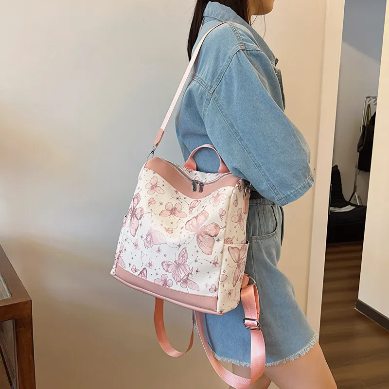REDOO PU Shoulder Bag Regular Women's Silver/Pink-1