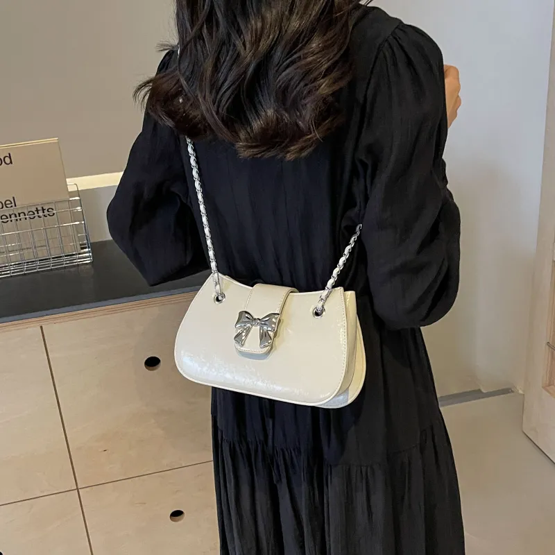 REDOO PU Shoulder Bag Women's Ecru/Silver/Black/Pink-1