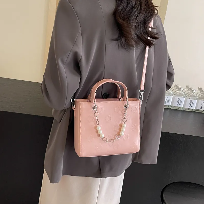 REDOO PU Shoulder Bag Regular Women's White/Black/Blue/Pink-18