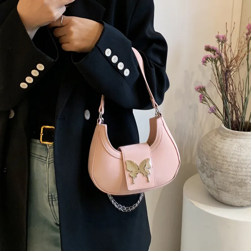 REDOO PU Shoulder Bag Crossbody Bag Regular Women's White/Black/Blue/Pink-18